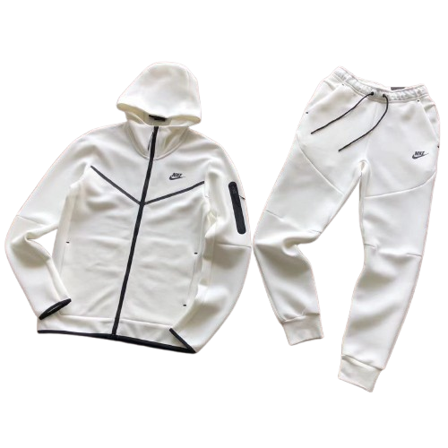 Conjunto Nike Tech Fleece Branco